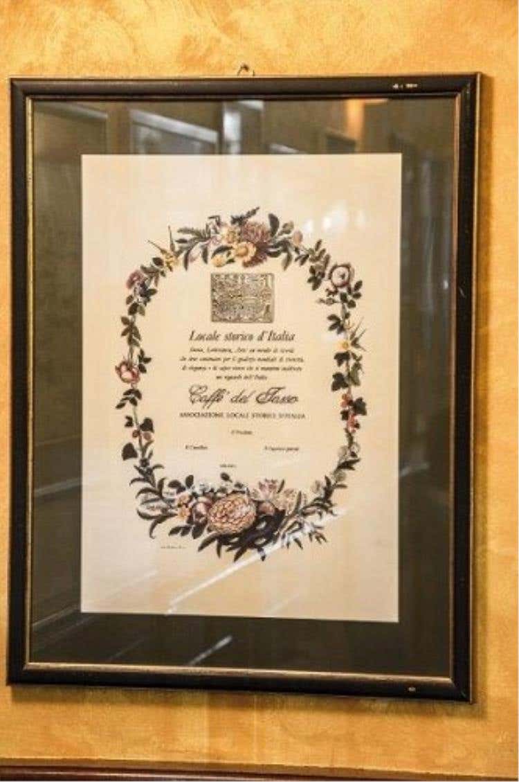 La certificazione di Locale storico d'Italia